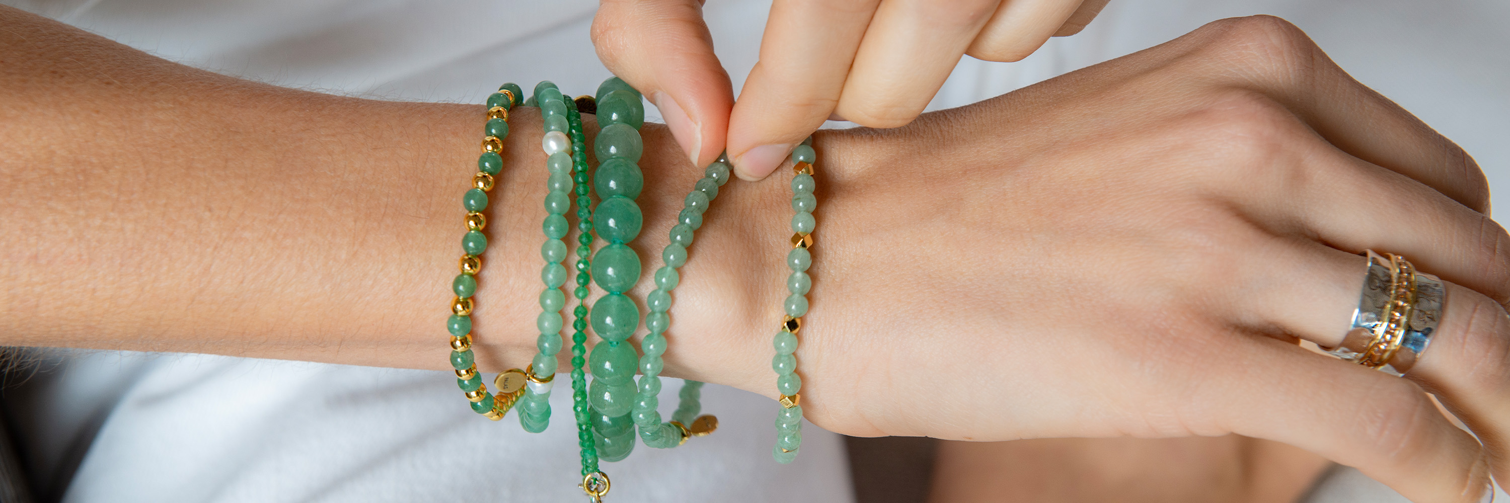 Gemstone Bracelets, Wraps & Necklaces