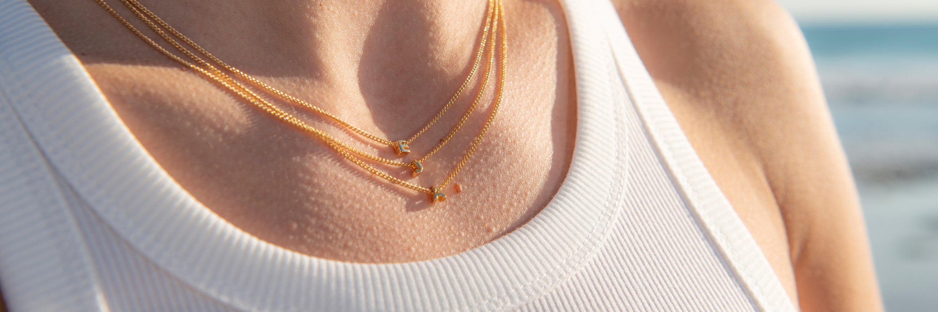 Tiny Love Letter Necklaces