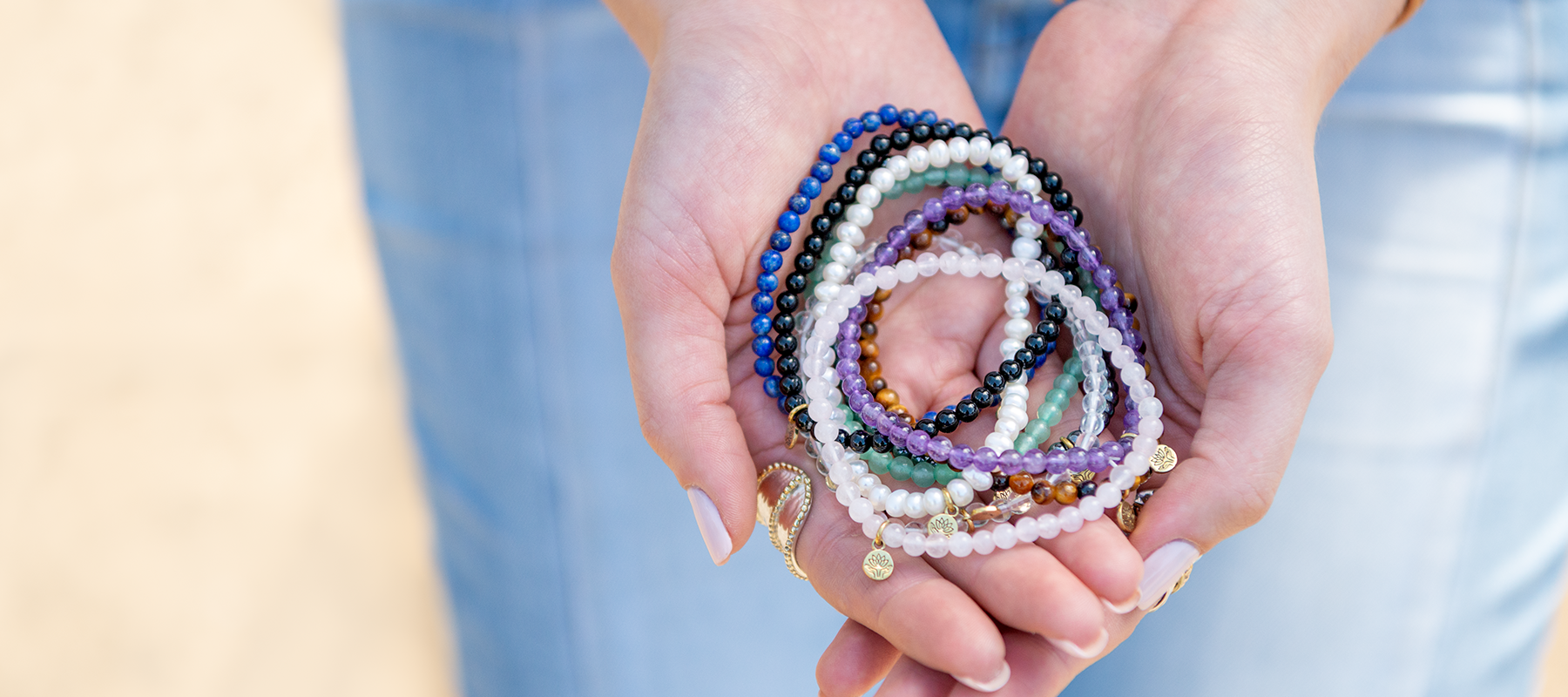 Healing gem bracelets