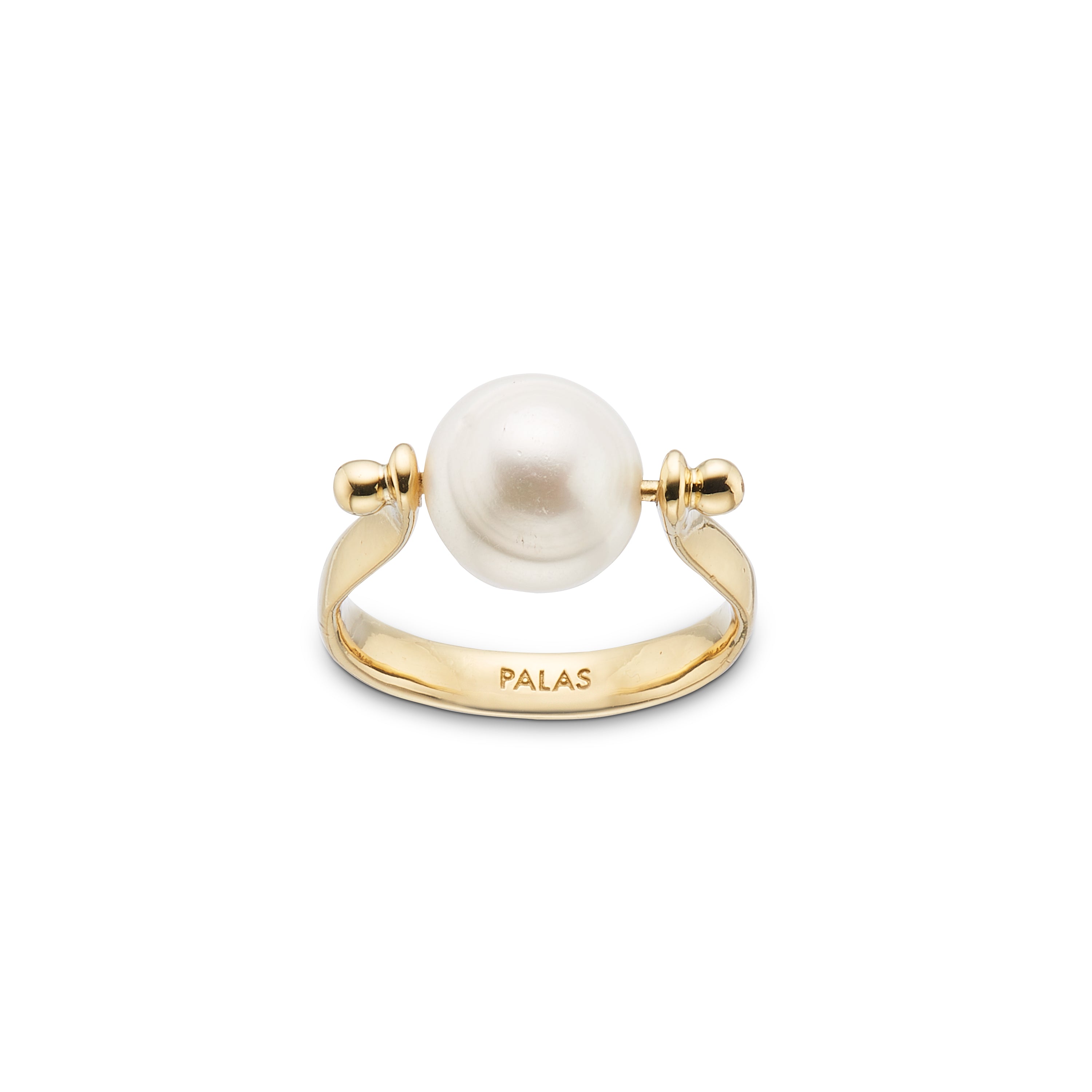 Prosperity pearl spinning ring