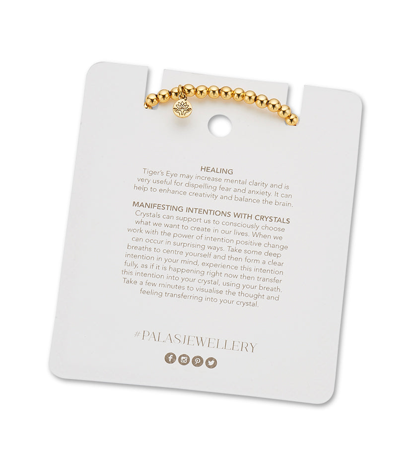 Tiger's eye lotus purity bracelet