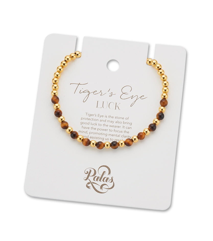 Tiger's eye lotus purity bracelet