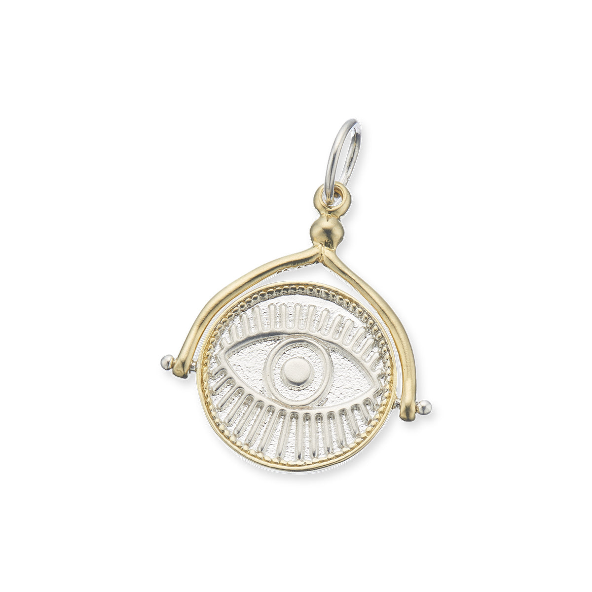 Evil eye love, luck & protection spinner charm