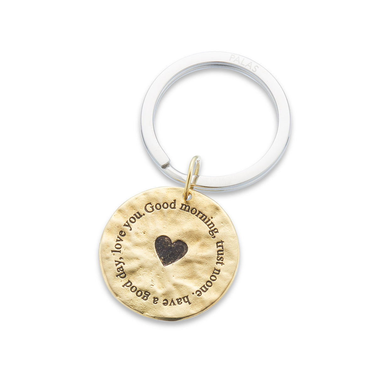 'Love you' charm keyring