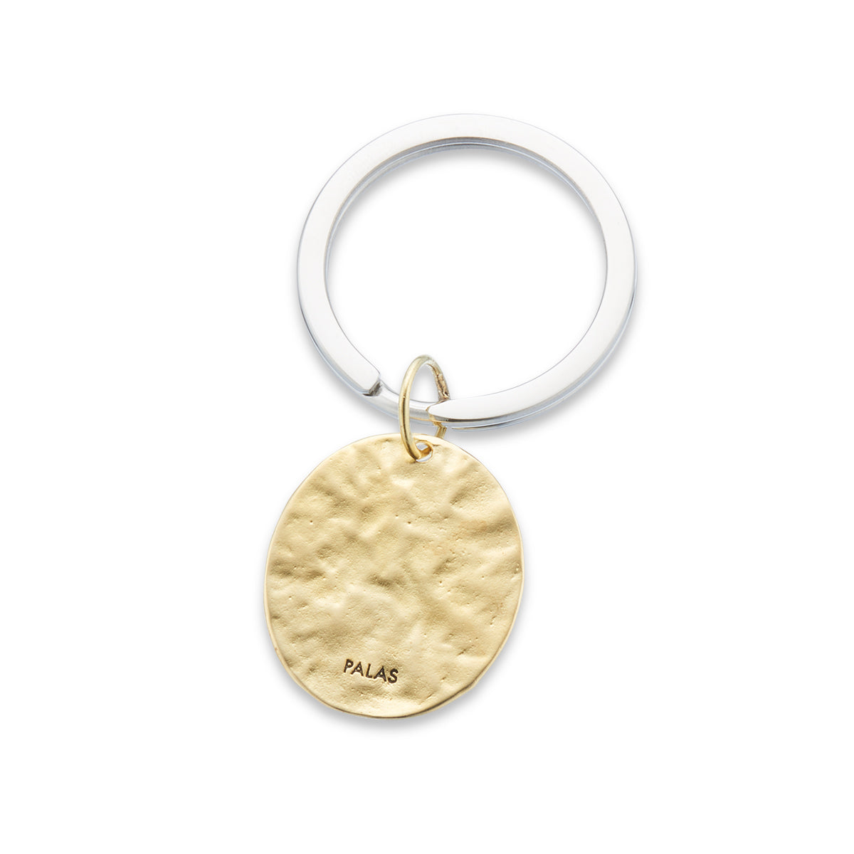 'Love you more' charm keyring