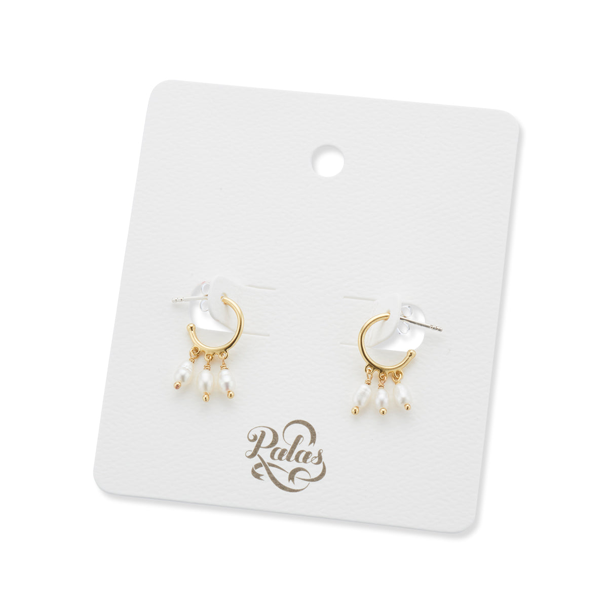 Lustre pearl drop earrings