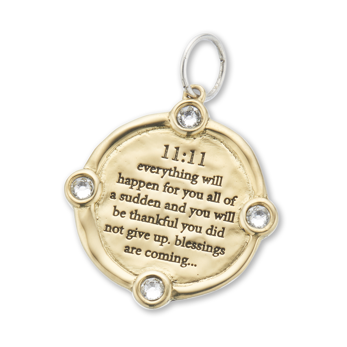 11:11 blessings are coming charm