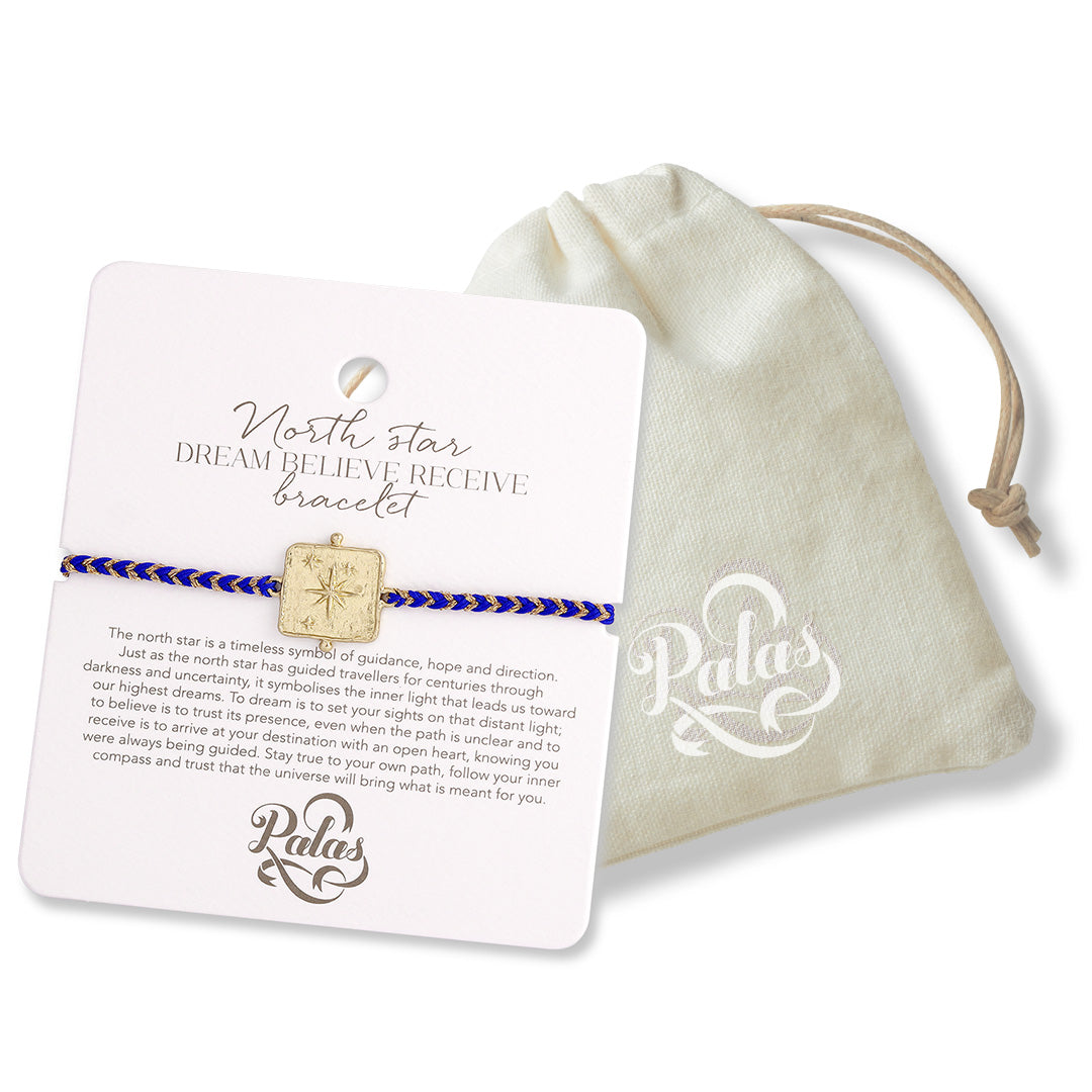 North star 'dream believe receive' bracelet