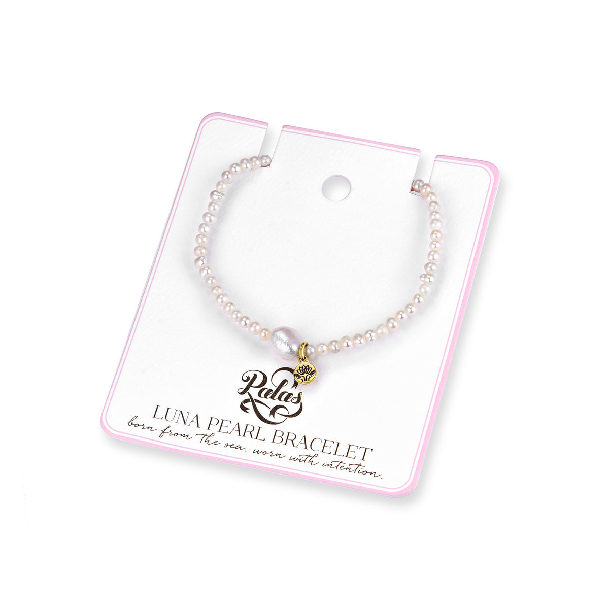 Pearl 'prosperity' luna pearl bracelet