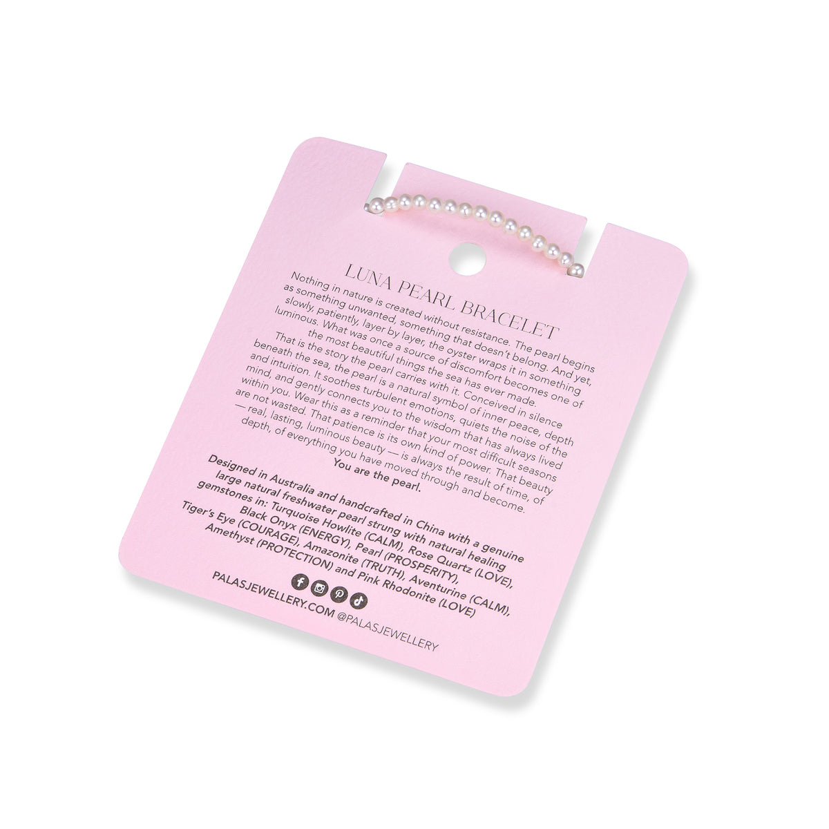 Pearl 'prosperity' luna pearl bracelet