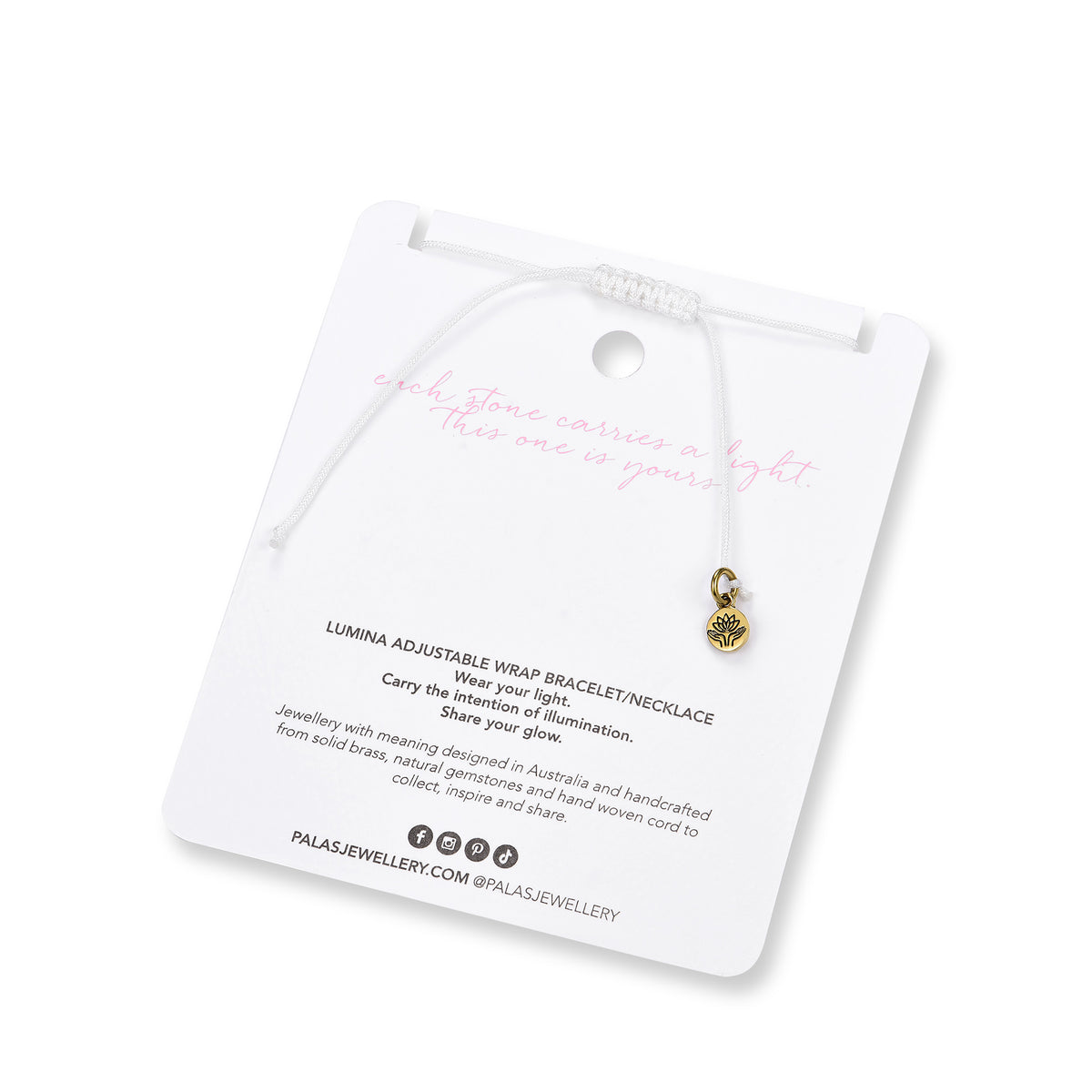 Crystal Quartz 'the illuminator' lumina necklace