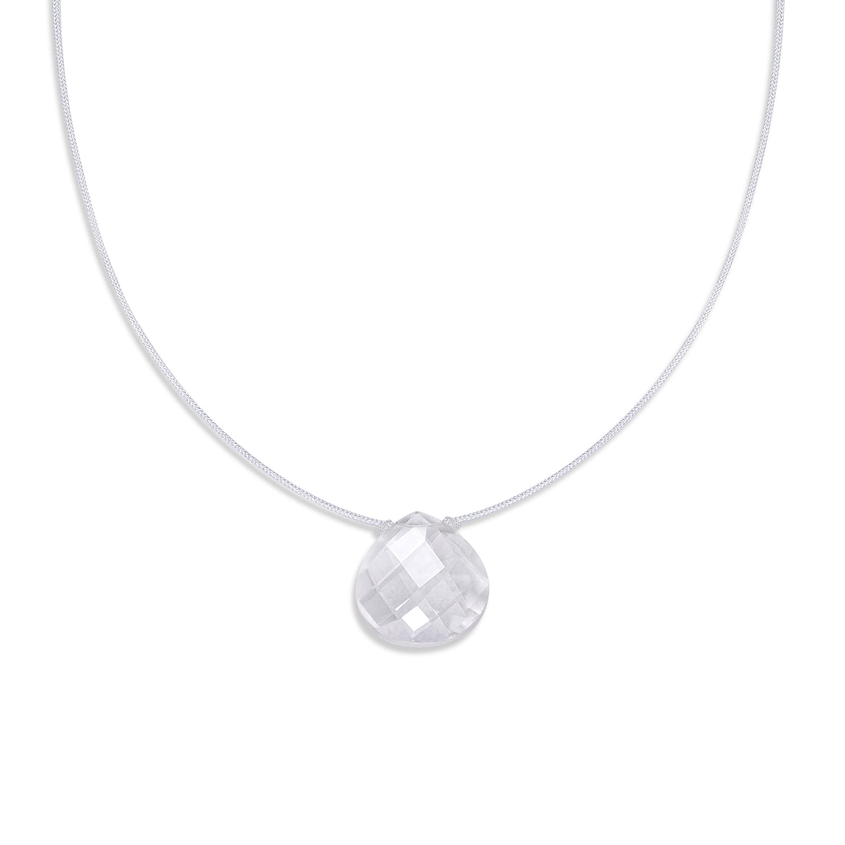 Crystal Quartz 'the illuminator' lumina necklace