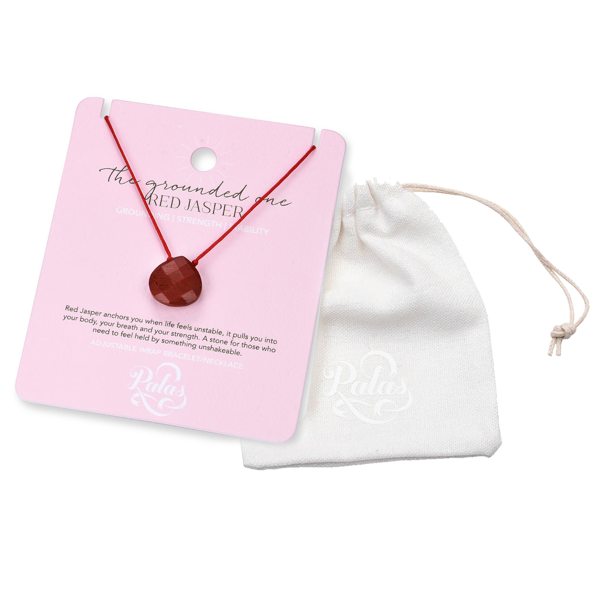 Red Jasper 'the grounded one' lumina necklace