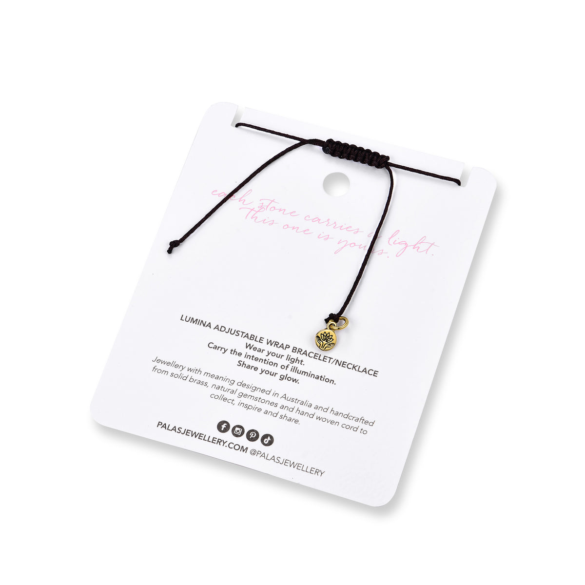 Tiger's Eye 'the protector' lumina necklace