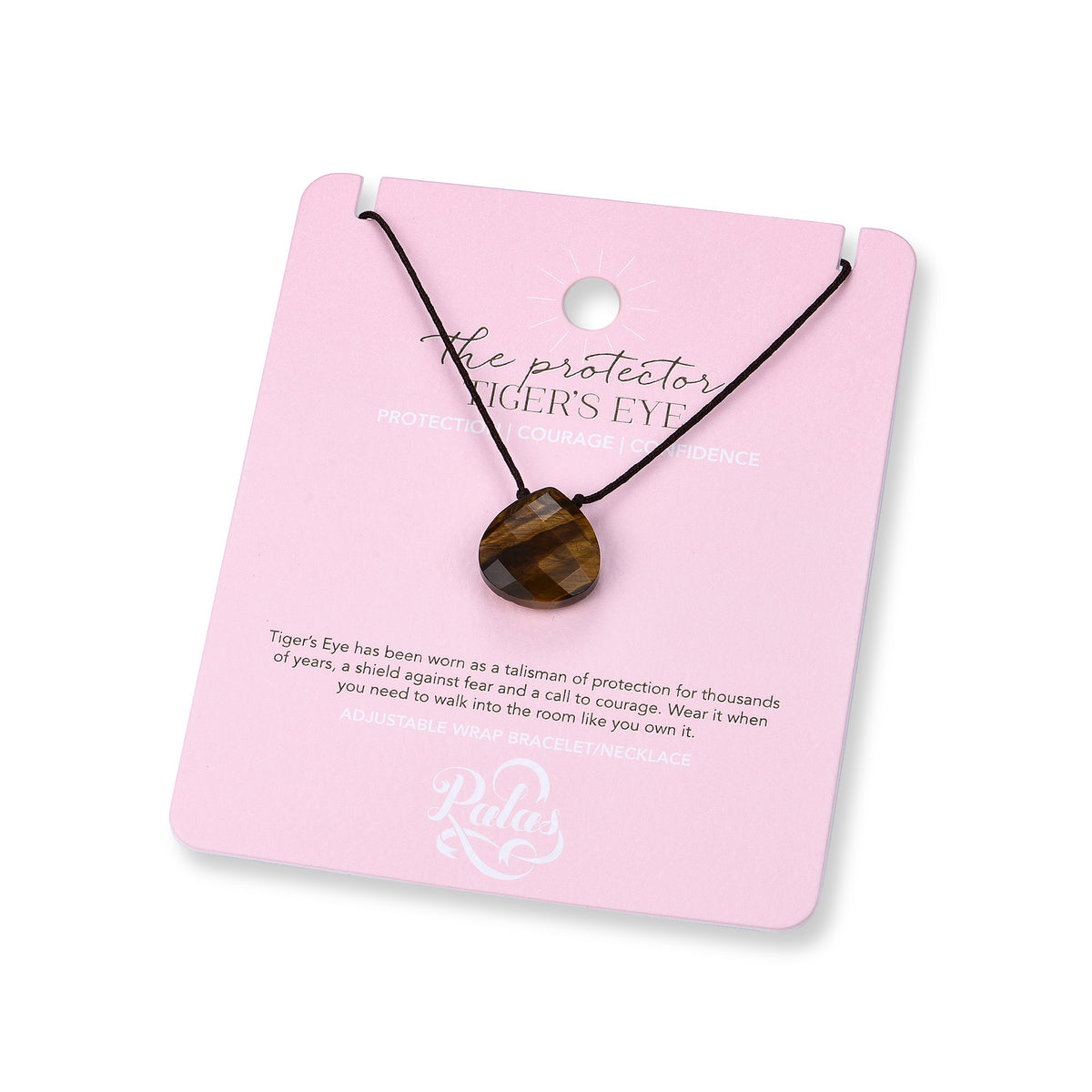 Tiger's Eye 'the protector' lumina necklace