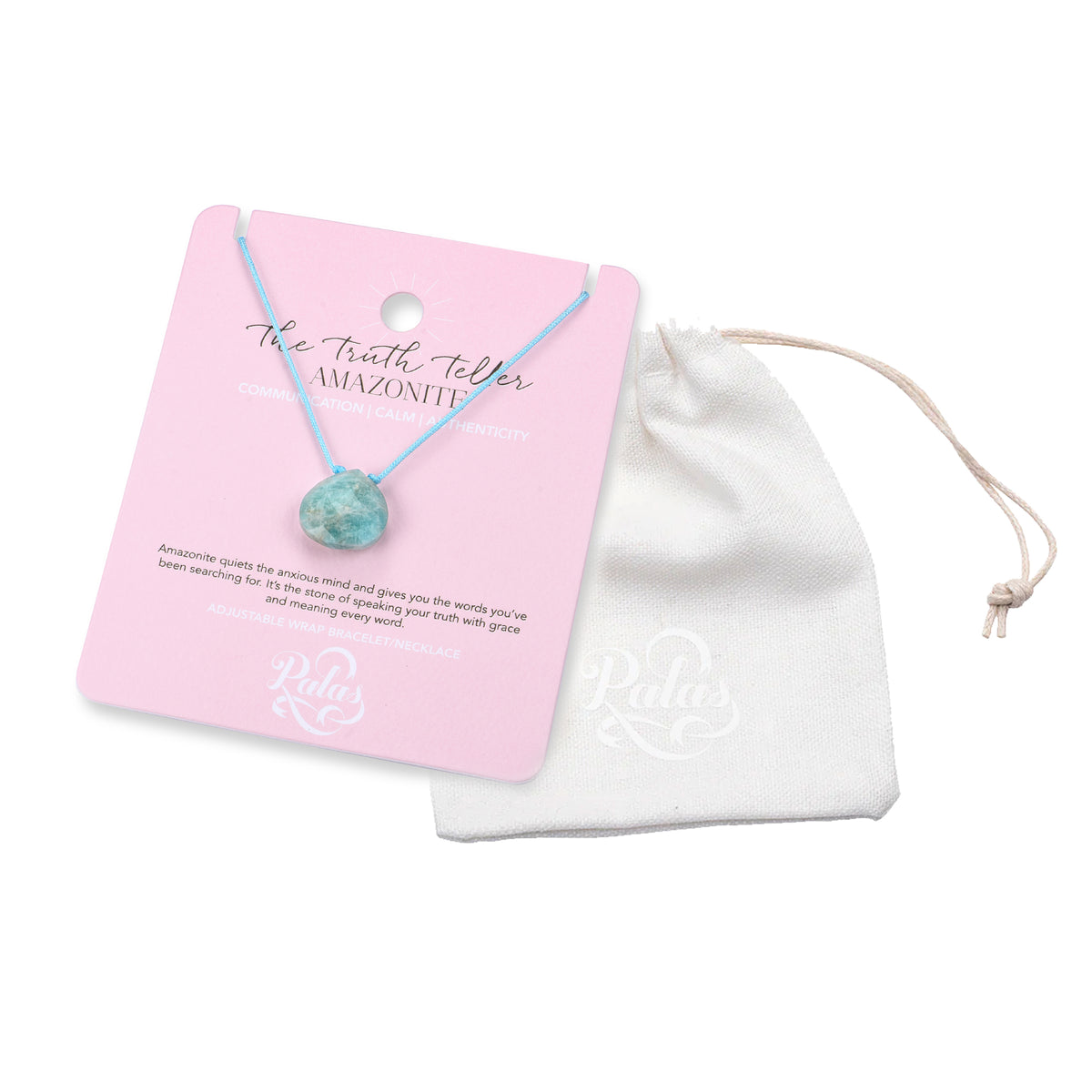 Amazonite 'the truth teller' lumina necklace