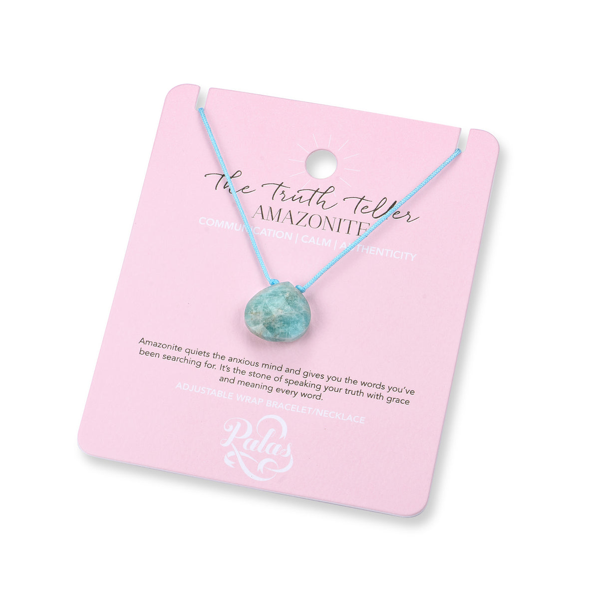 Amazonite 'the truth teller' lumina necklace