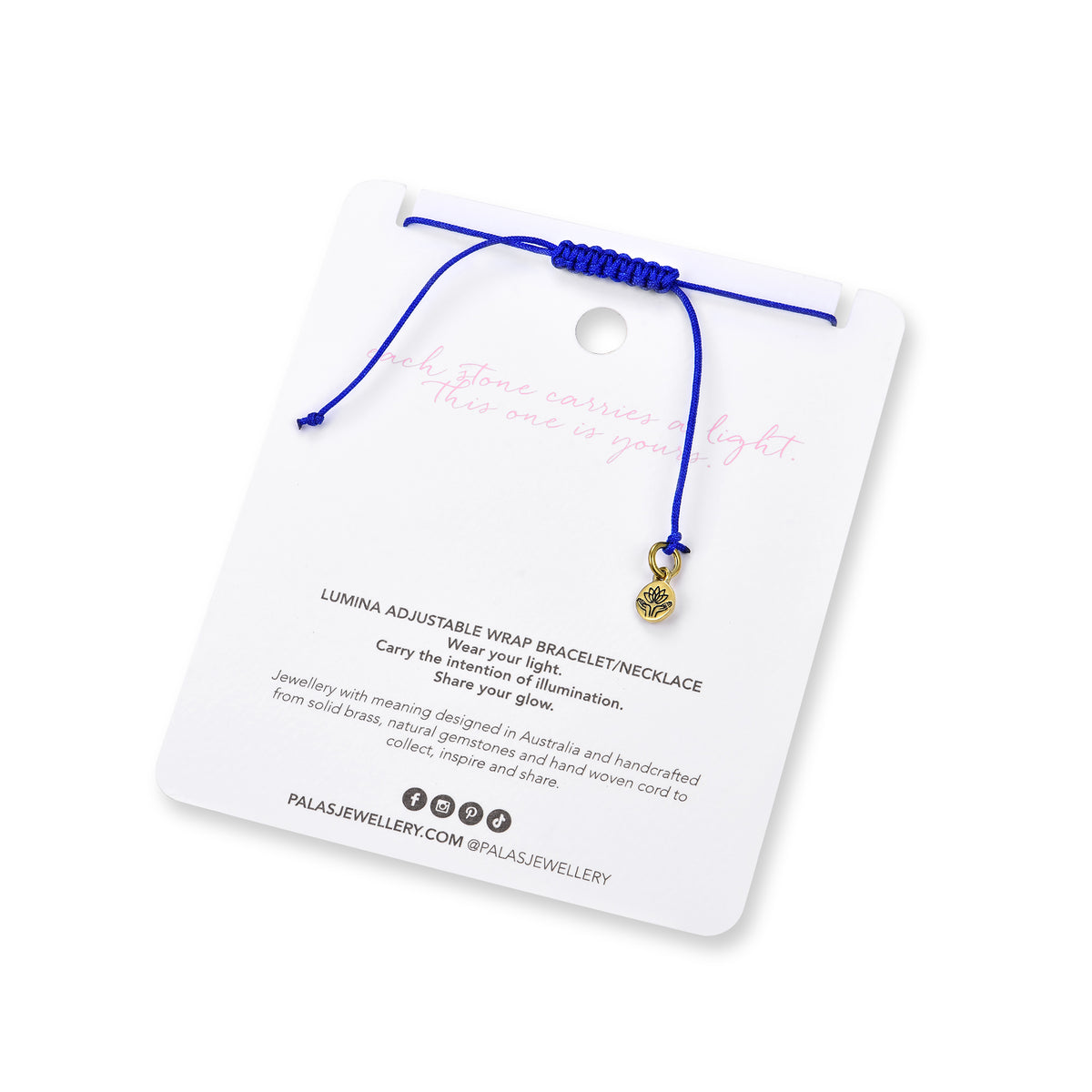 Lapis Lazuli 'the wise one' lumina necklace