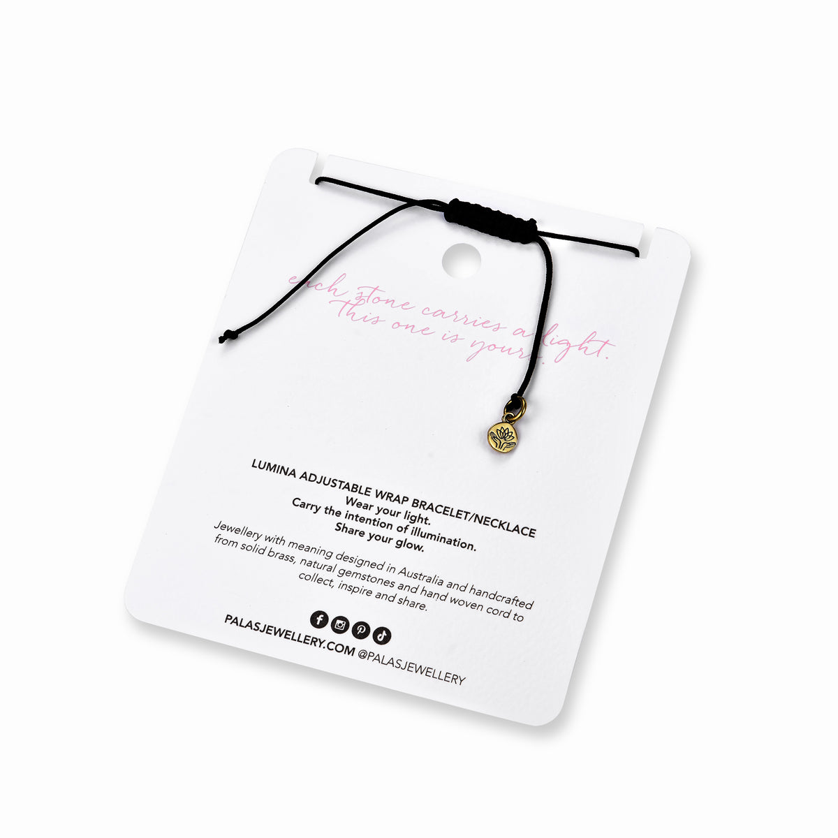 Black Obsidian 'the guardian' lumina necklace