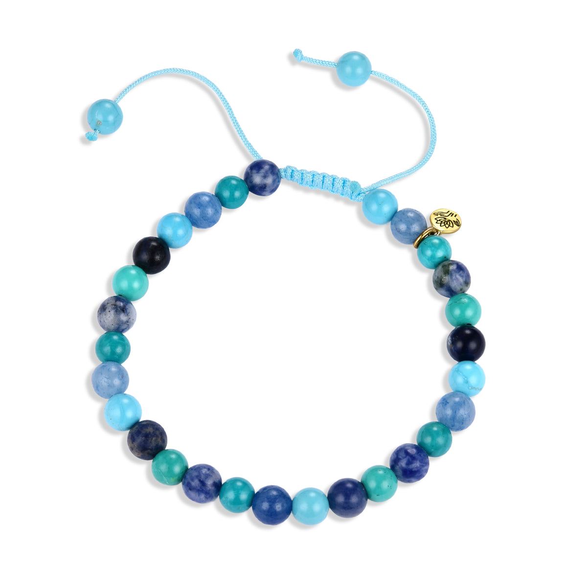 Turquoise 'ocean lover' spirit stones bracelet medium (6mm)