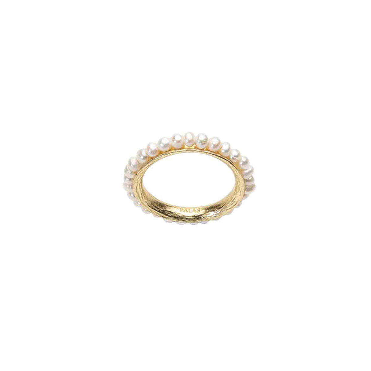 Eternity pearl ring