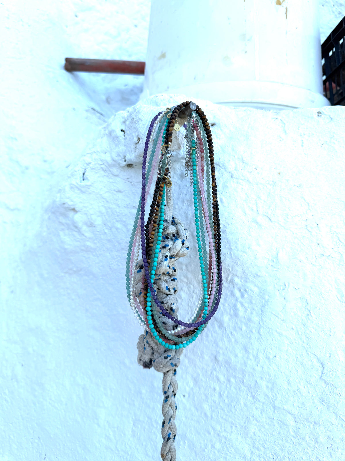 Amazonite 'truth & harmony' healing gem necklace