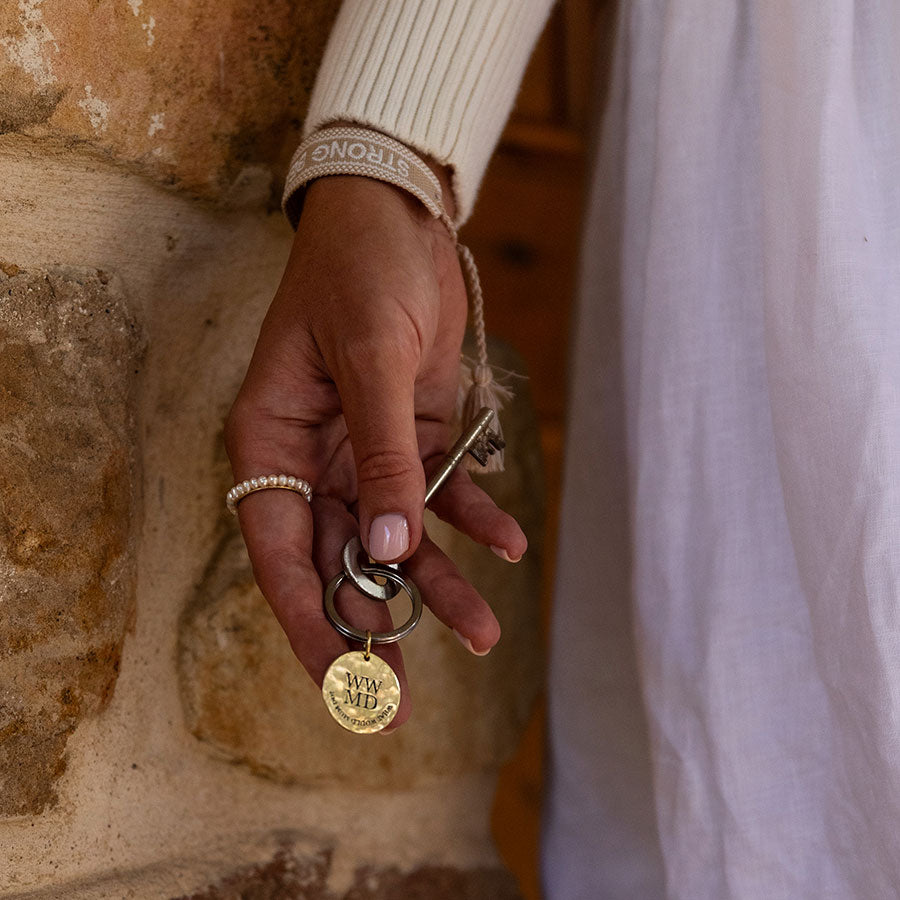 'WWMD: What would Mum do' charm keyring