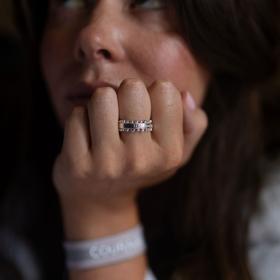 11:11 love & protection spinning ring