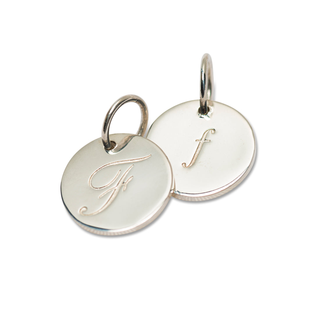 Petite initial charm (A – Z)