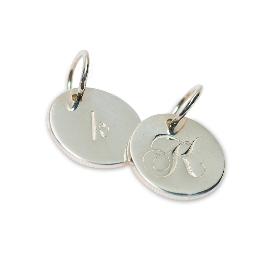 Petite initial charm (A – Z)