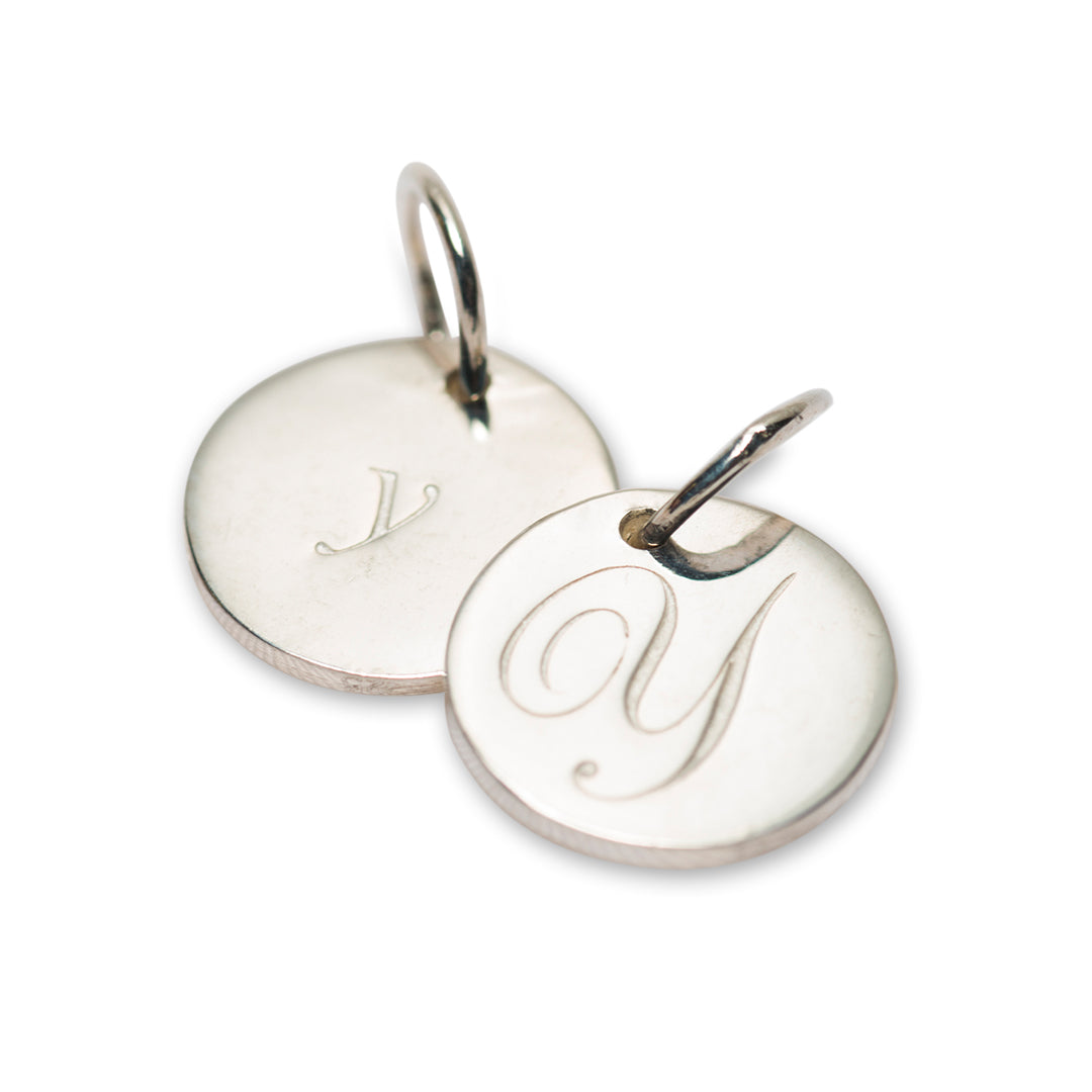 Petite initial charm (A – Z)