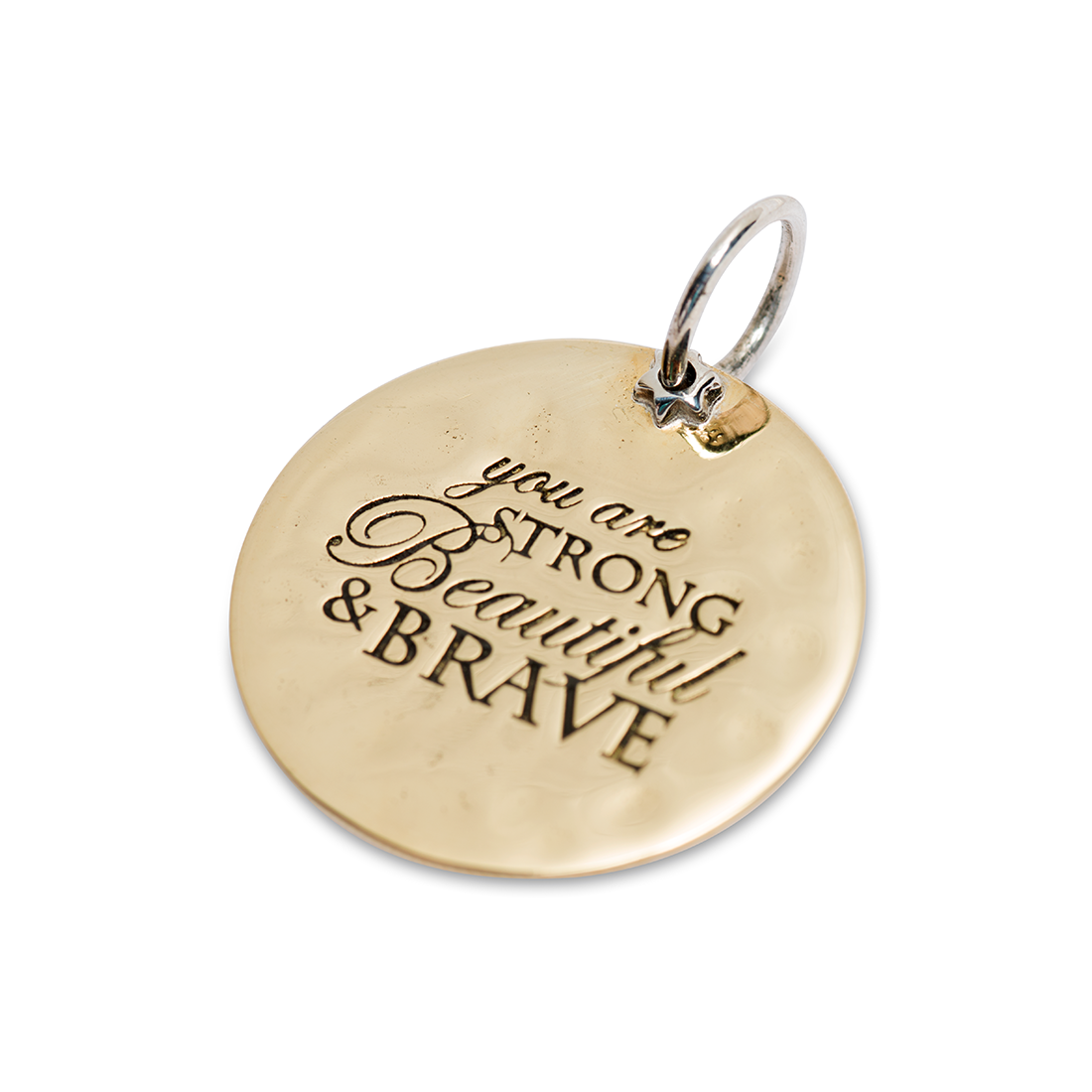 Strong, beautiful and brave charm