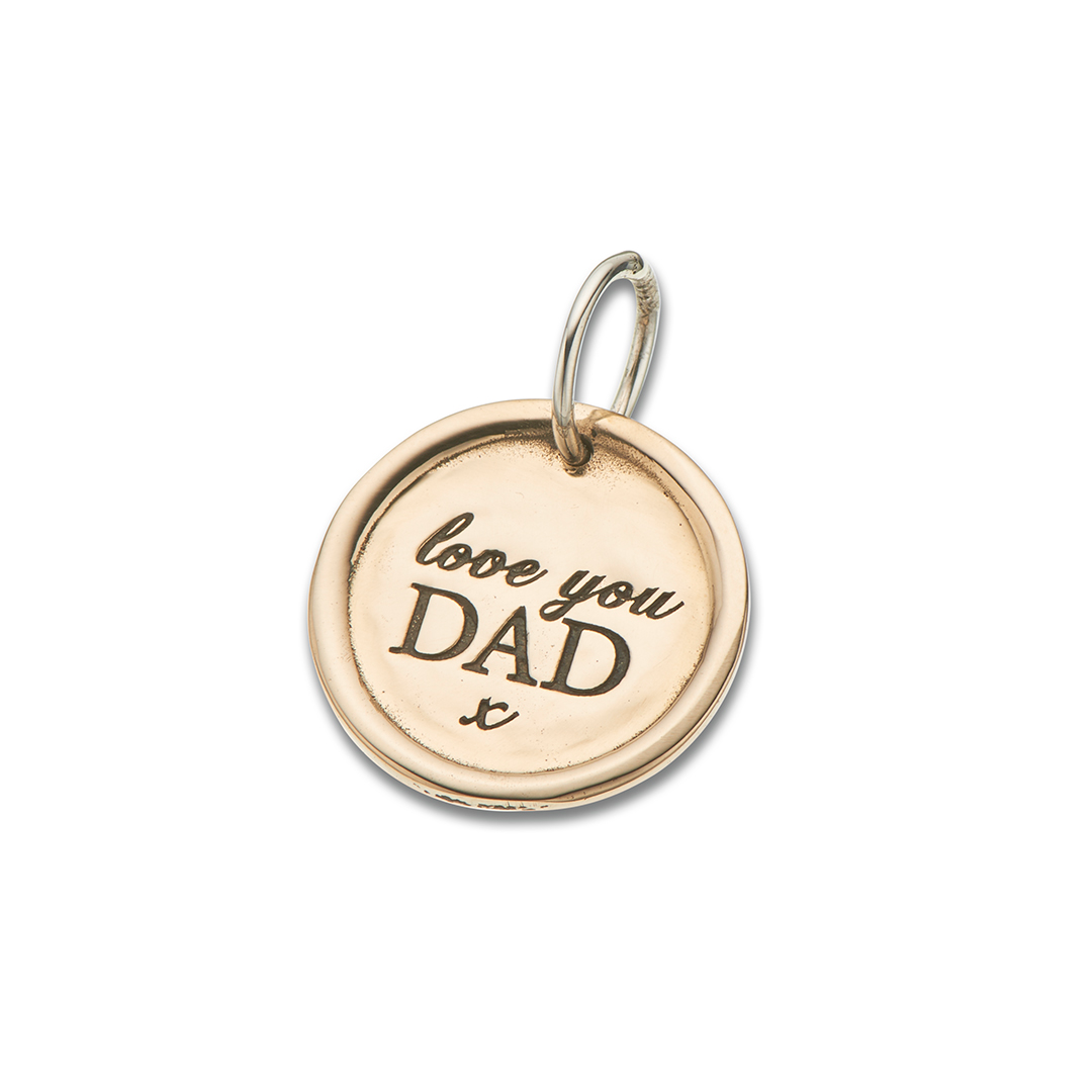 Love you Dad charm