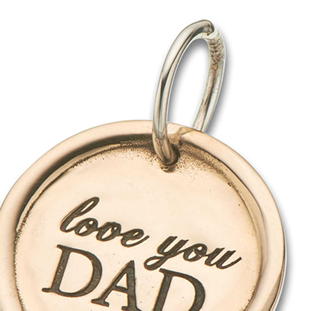 Love you Dad charm