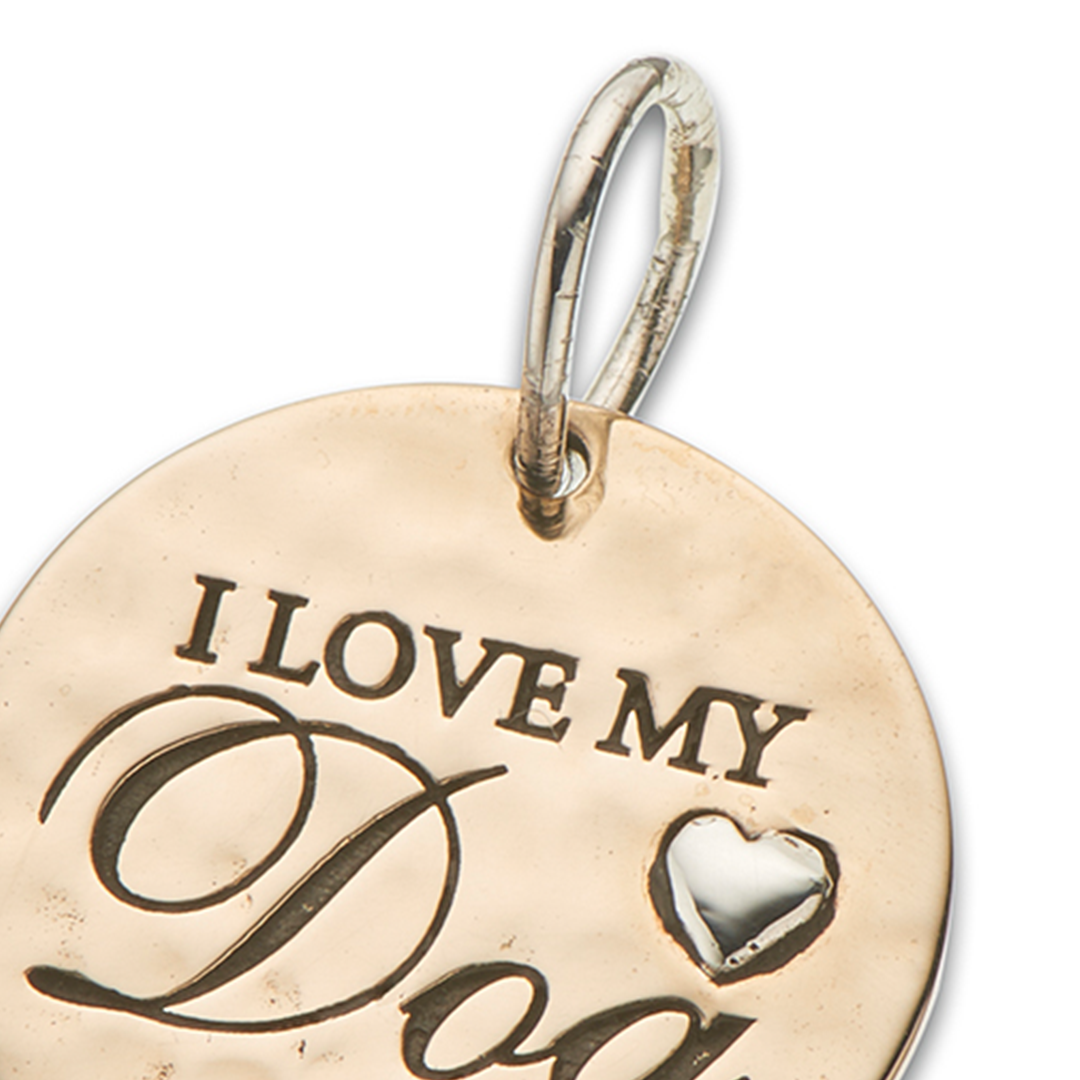 I love my dog charm