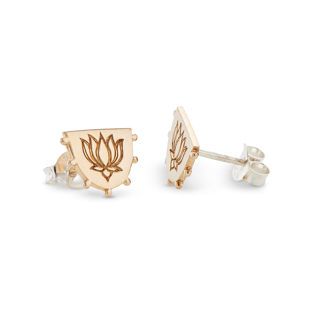 Lotus online stud earrings