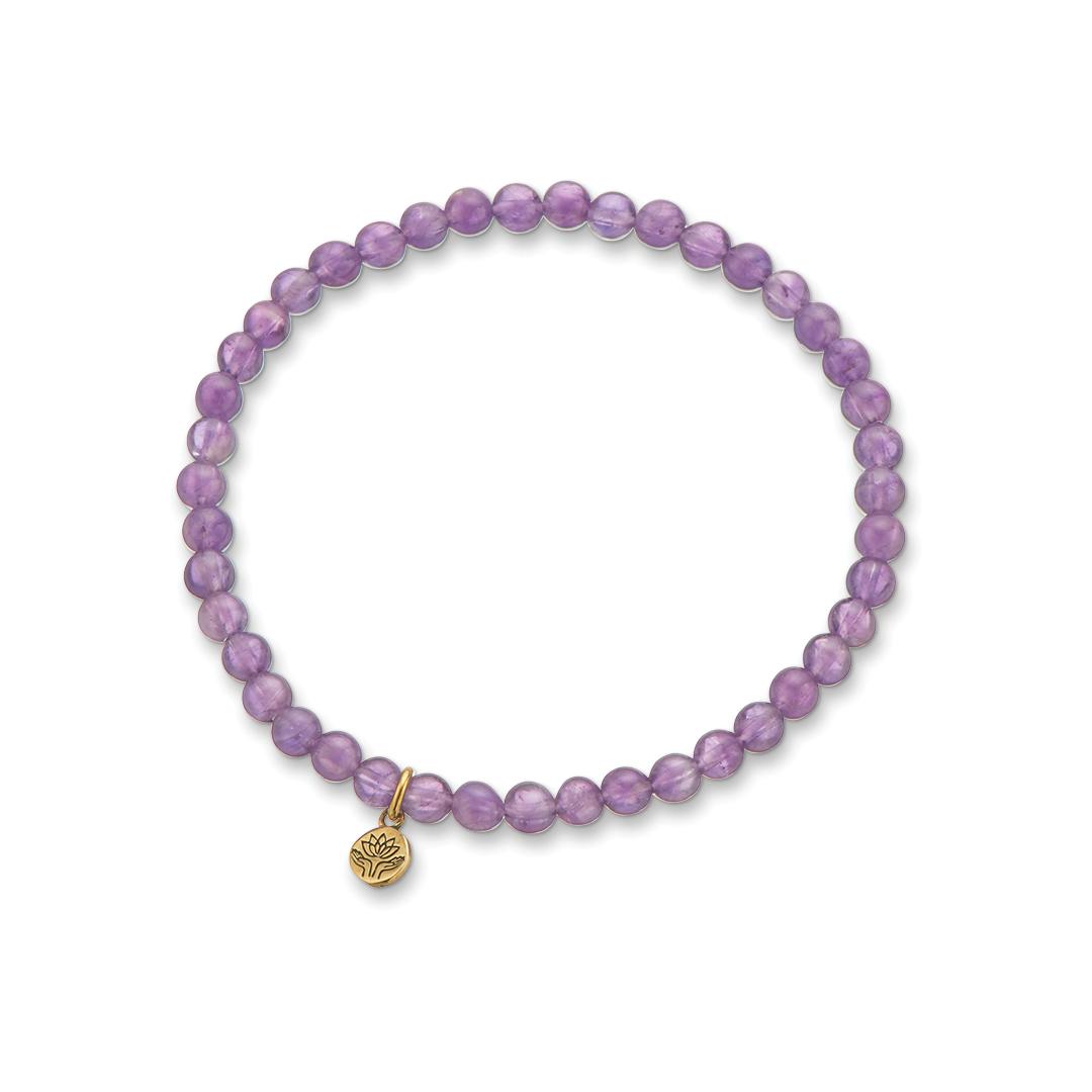 Amethyst healing gem bracelet