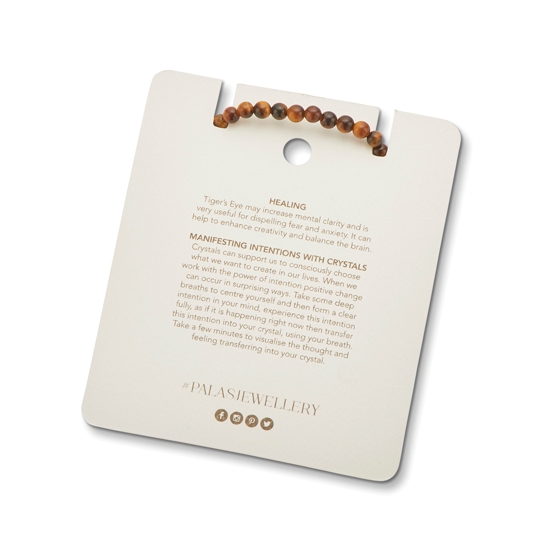 Tiger's Eye healing gem bracelet