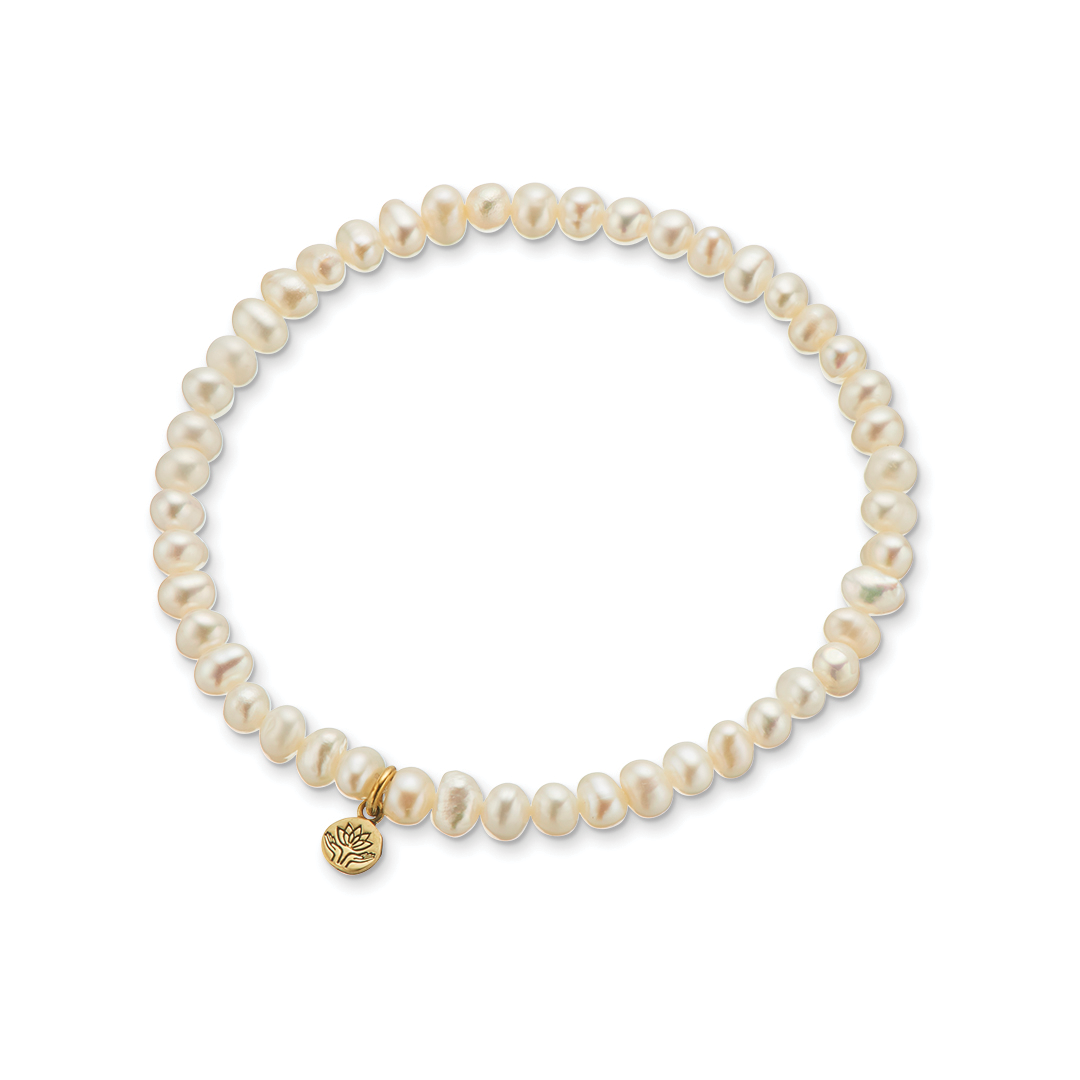 Pearl healing gem bracelet