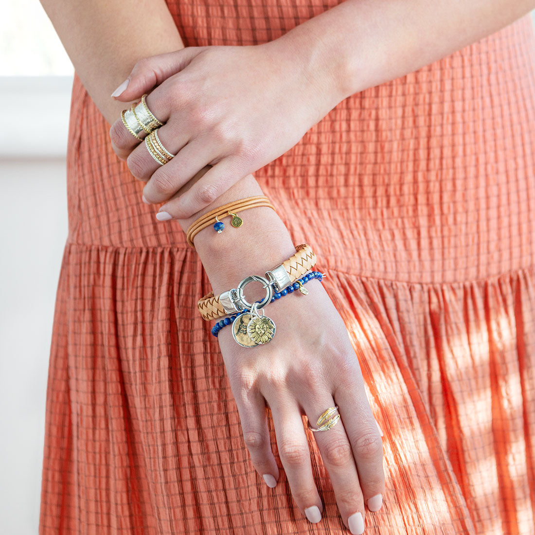 Lapis Lazuli 'creativity' protection gem wrap