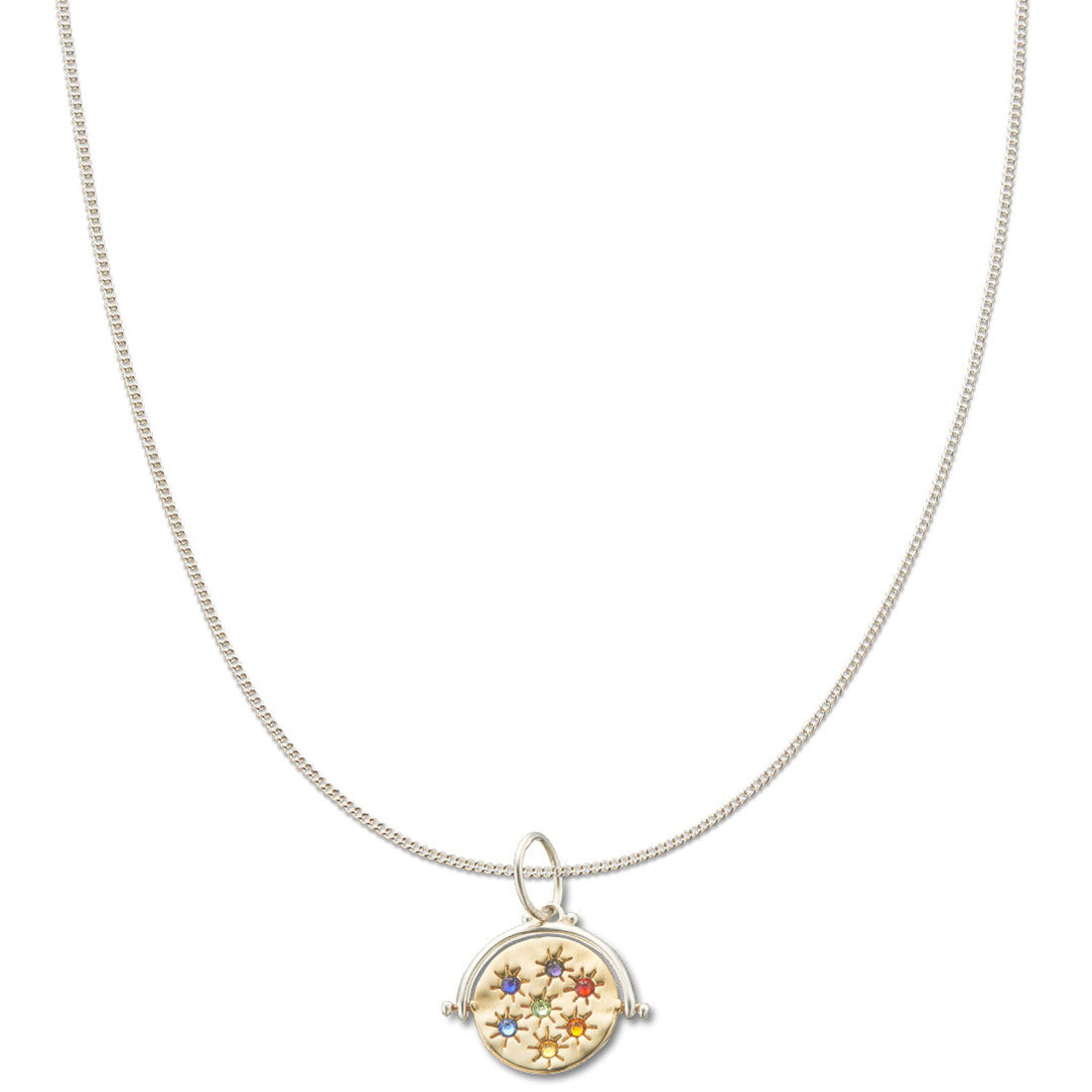 Chakra healing and balance spinner charm