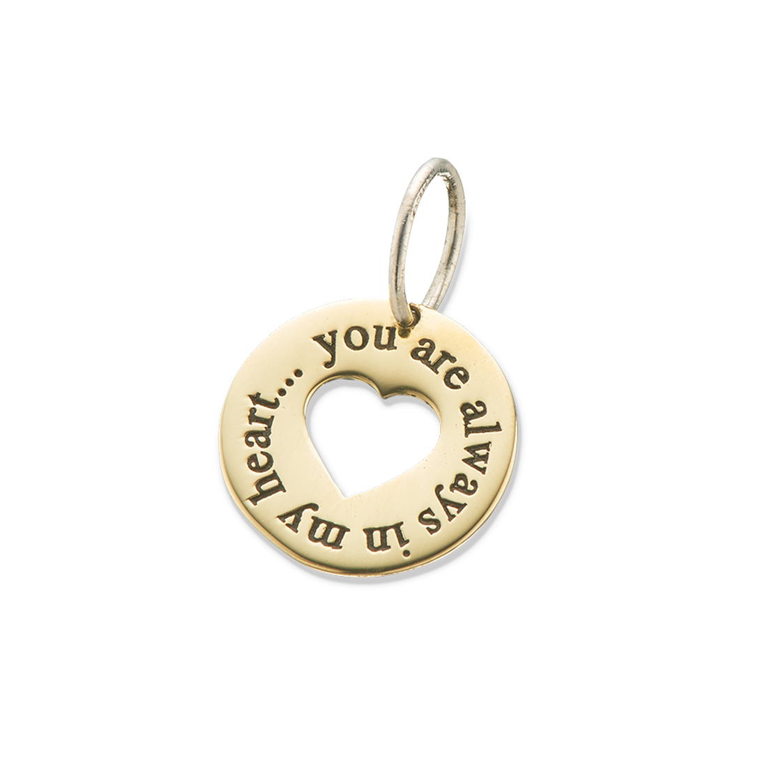 Always in my heart charm