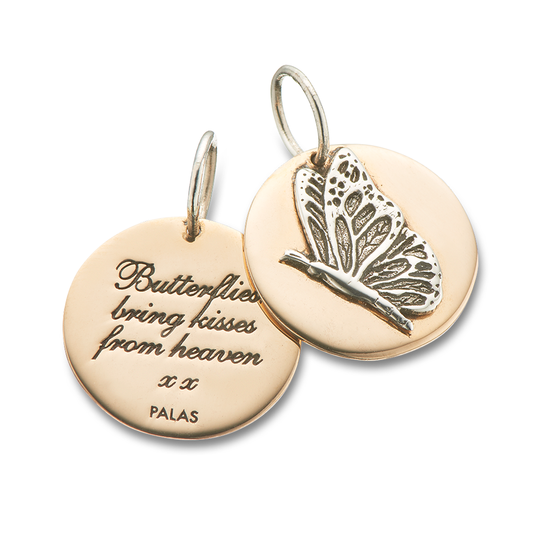 Butterflies kisses charm