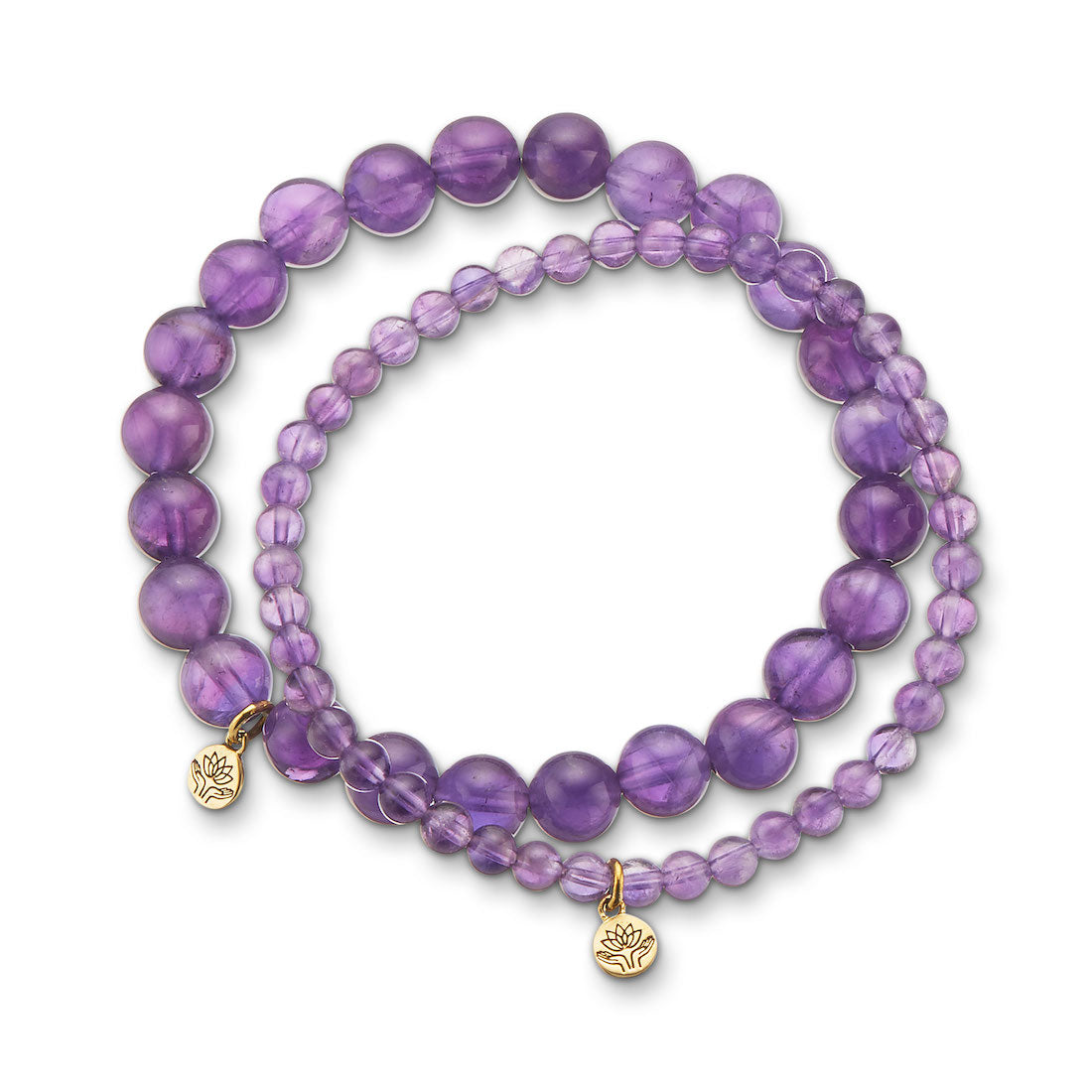 Amethyst energy gem bracelet