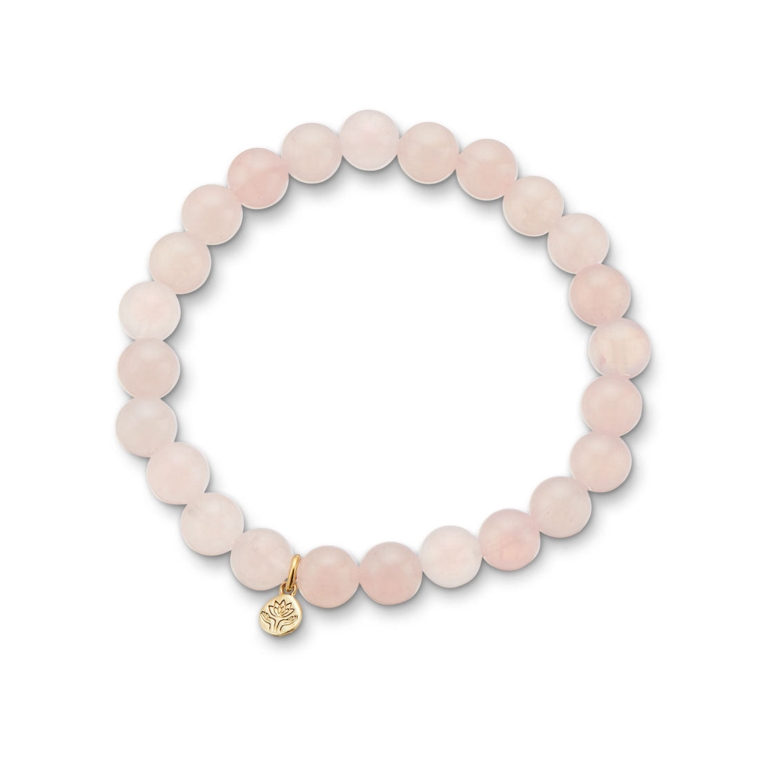Rose Quartz 'love' energy gem bracelet