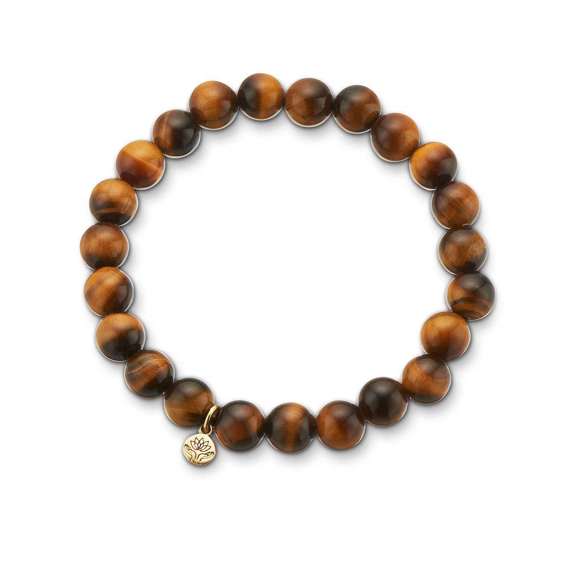 Tiger's Eye 'luck' energy gem bracelet