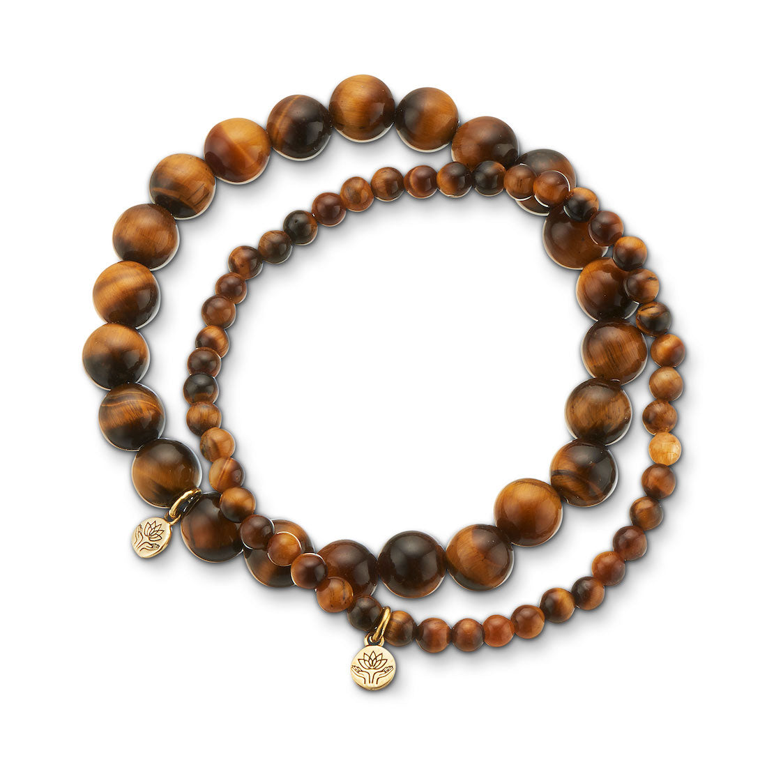 Tiger's Eye 'luck' energy gem bracelet