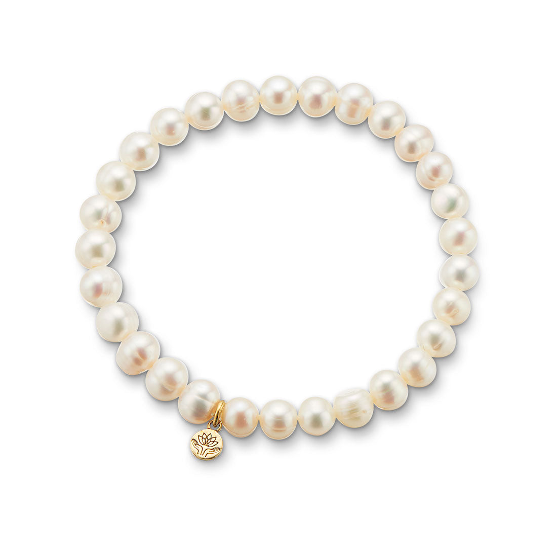 Pearl energy gem bracelet