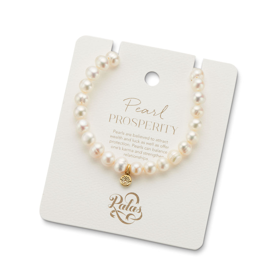 Pearl energy gem bracelet