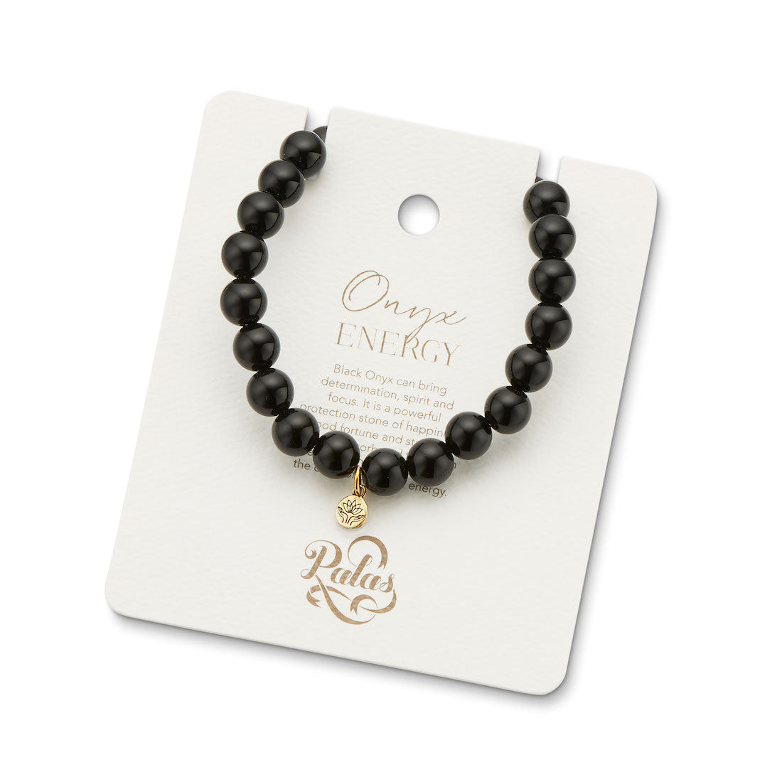 Onyx energy gem bracelet